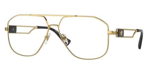 Versace™ VE1287 1002 57 Gold Eyeglasses 